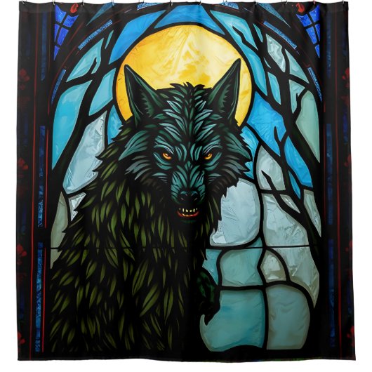 Werewolf Duschvorhang (Vorderseite)