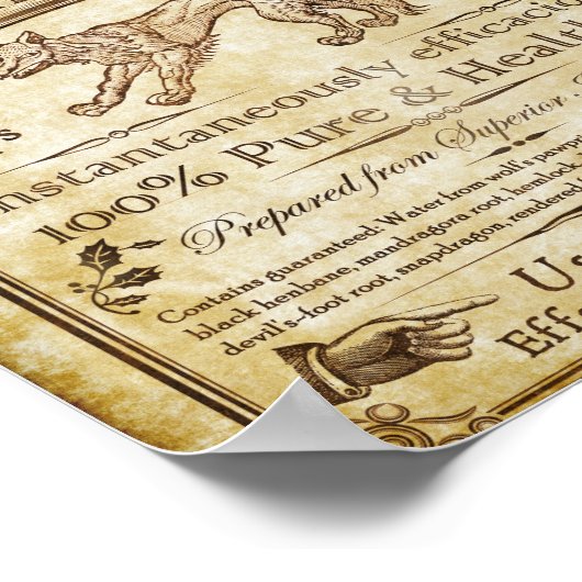 Werewolf Elixir Poster (Ecke)