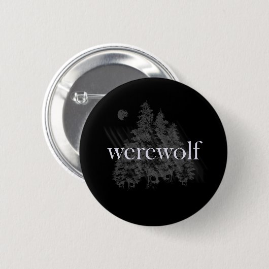 Werewolf Forest Button (Vorne & Hinten)