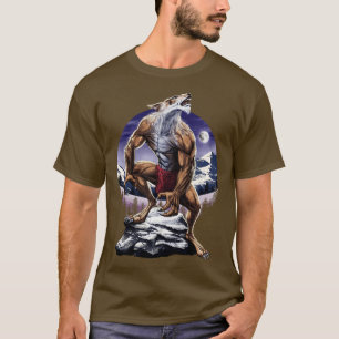 Werewolf Full Moon Howling T-Shirt