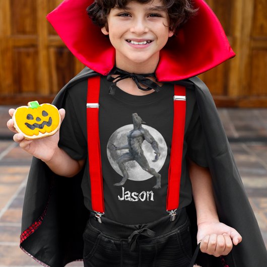 Werewolf Full Moon Personalisiert T-Shirt