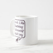 Werewolf Funny Party Game Anklage Sprichwort Kaffeetasse (Vorderseite Links)