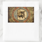 Werewolf Fur Rechteckiger Aufkleber (Tasche)