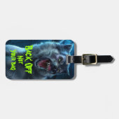Werewolf-Gepäckmarke Gepäckanhänger (Vorderseite horizontal)