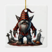Werewolf Gnome Keramikornament (Rückseite)