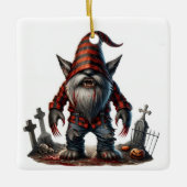 Werewolf Gnome Keramikornament (Vorderseite)