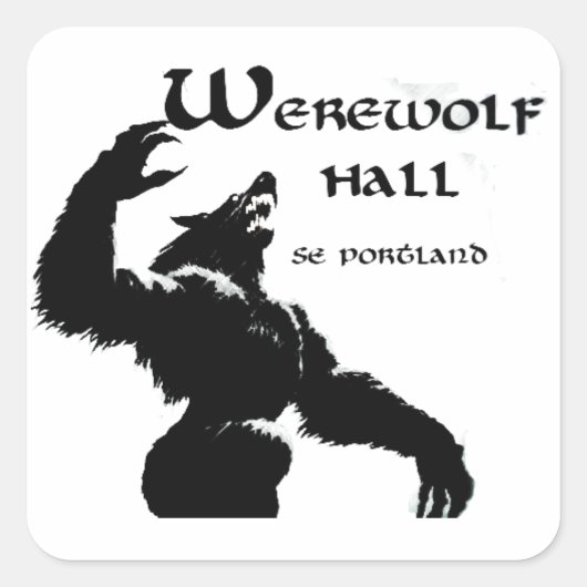 Werewolf Hall Stickers (Vorderseite)