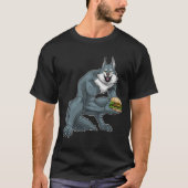Werewolf Halloween Burger T-Shirt (Vorderseite)
