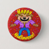 Werewolf Halloween Button (Vorderseite)