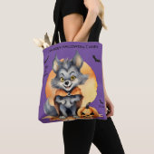Werewolf Halloween Candy Trick oder Treat Tasche (Von Nahem)
