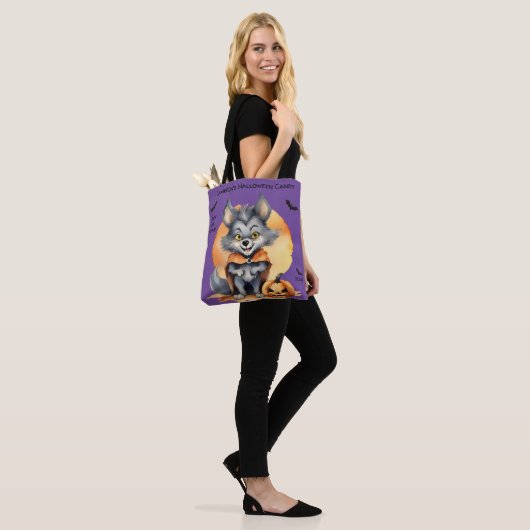 Werewolf Halloween Candy Trick oder Treat Tasche (Am Model)
