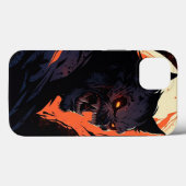 Werewolf Halloween Case-Mate iPhone Hülle (Rückseite (Horizontal))