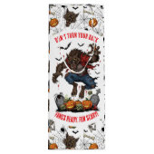 🐺 Werewolf Halloween-Geschenktasche 🎃 💀 Geschenktüte Für Weinflaschen (Rückseite)
