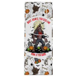 🐺 Werewolf Halloween-Geschenktasche 🎃 💀 Geschenktüte Für Weinflaschen