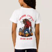 🐺 Werewolf Halloween Horror T-Shirt 🎃 (Rückseite)