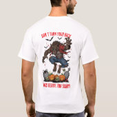 🐺 ♥️ Werewolf Halloween Horror T-Shirt 🎃 (Rückseite)