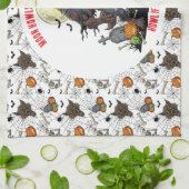 🐺 Werewolf Halloween Küchentücher 🎃 (Gefaltet)