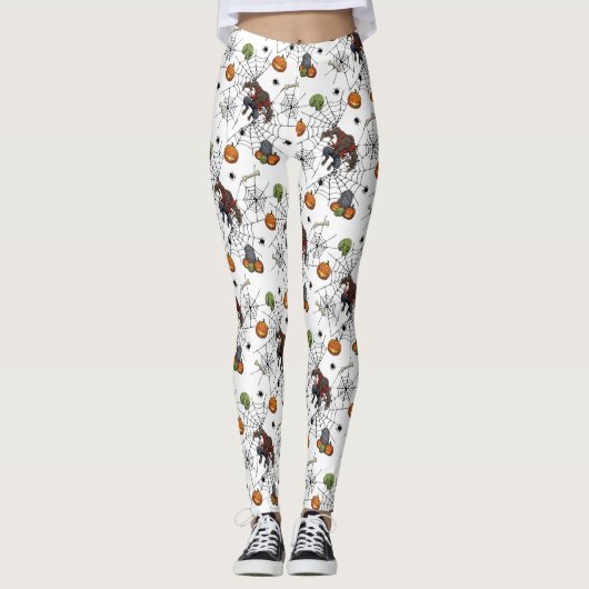 🐺 Werewolf Halloween Leggings 🎃 💀 (Vorderseite)