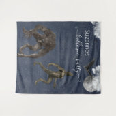 Werewolf-Halloween-Party Wandteppich (Vorderseite (Horizontal))