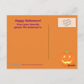 Werewolf Halloween Postcard Postkarte (Rückseite)