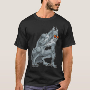 Werewolf Halloween-Sonnenbrille T-Shirt