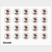 🐺 Werewolf Halloween Stickers & Labels 🎃 💀 (Blatt)