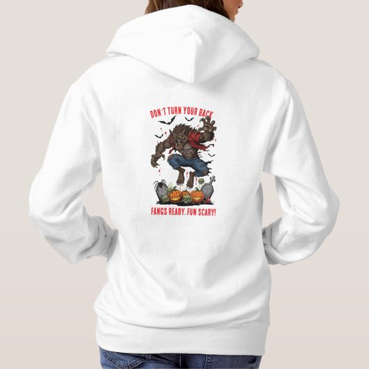 🐺 Werewolf Halloween Sweatshirt 🎃 💀 (Rückseite)