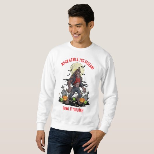 🐺 Werewolf Halloween Sweatshirt 🎃 💀 (Vorne ganz)