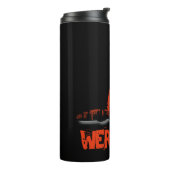 Werewolf Halloween Thermosbecher (Nach links gedreht)