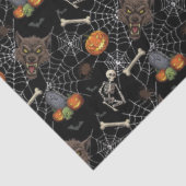 🐺 Werewolf Halloween Tissue Paper 🎃 💀 Seidenpapier (Ausschnitt)