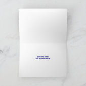 Werewolf Happy Halloween Super Spooky Karte (Innenseite)