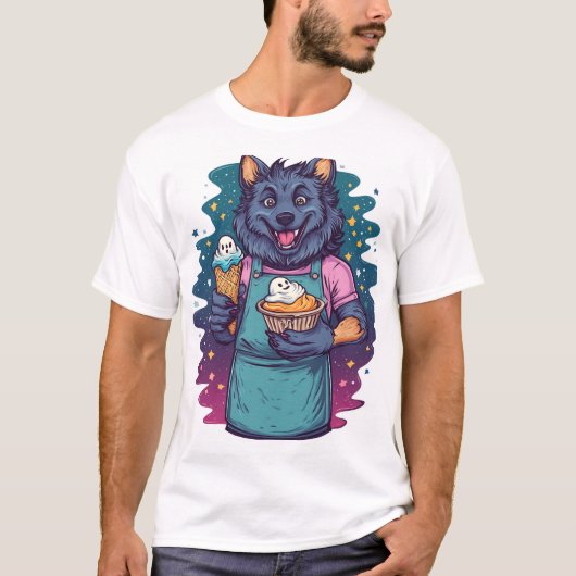 Werewolf Ice Cream Stand T-Shirt (Vorderseite)