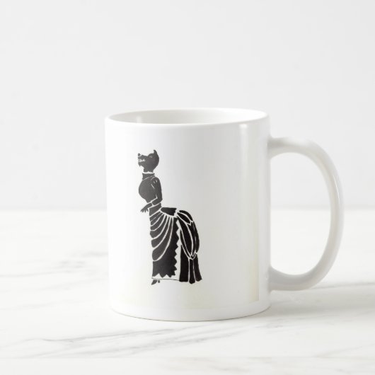 Werewolf in einem extravaganten Kleid Kaffeetasse (Rechts)