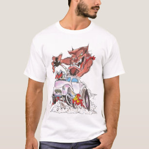 Werewolf in einem Willys T-Shirt