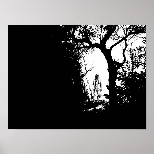 Werewolf in Forest Poster (Vorne)