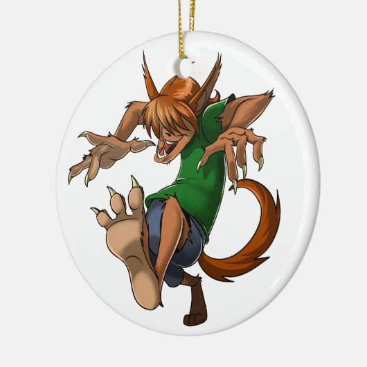 Werewolf Keramikornament (Links)