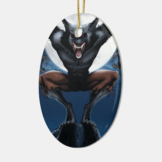 Werewolf Keramikornament (Links)