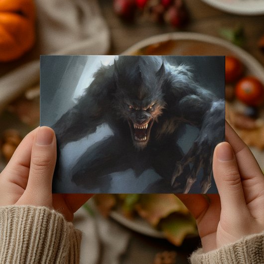 Werewolf Lycan Postkarte