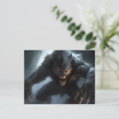 Werewolf Lycan Postkarte (Stehend Vorderseite)