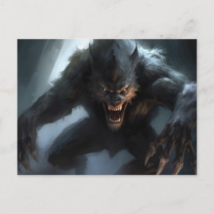 Werewolf Lycan Postkarte