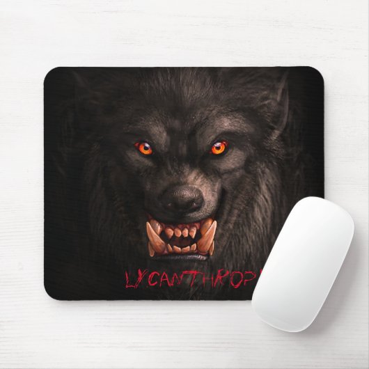 Werewolf (Lycanthropy) Mousepad (Mit Mouse)
