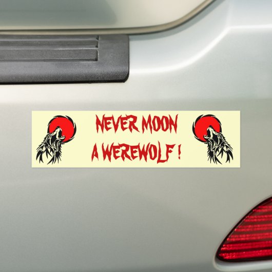 Werewolf-Mond Autoaufkleber (Auf Auto)