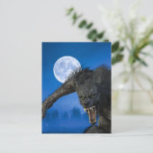 Werewolf Moon Lycanthrope halloween Postkarte (Stehend Vorderseite)