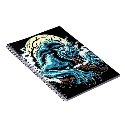 Werewolf Moon Notizblock (Rechte Seite)