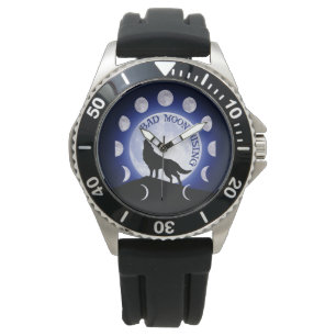 Werewolf Moon Phase Bad Moon Watch Armbanduhr