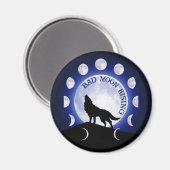 Werewolf Moon Phase Magnet (Vorderseite/Rückseite)
