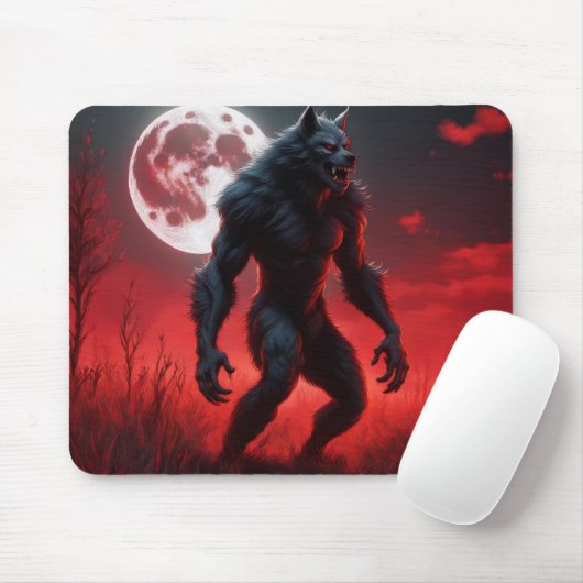 Werewolf Mousepad (Mit Mouse)