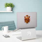 Werewolf Mushroom Skull Aufkleber (Laptop auf Schreibtisch)