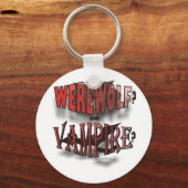 WEREWOLF ODER VAMPIRE SCHLÜSSELANHÄNGER (Vorderseite)