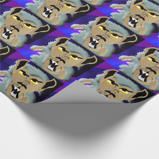 Werewolf-Packpapier Geschenkpapier (Ecke)